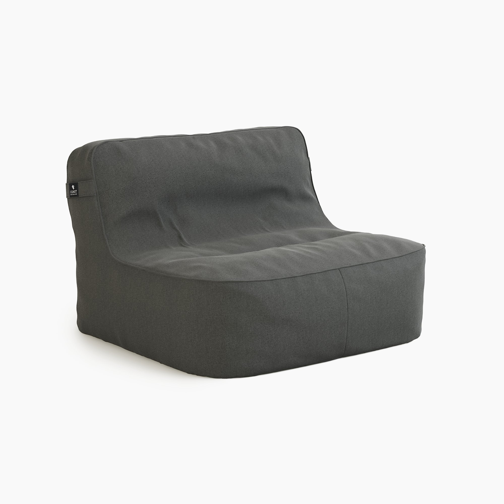COAST Isla Chair beanbag in Charcoal Tweed