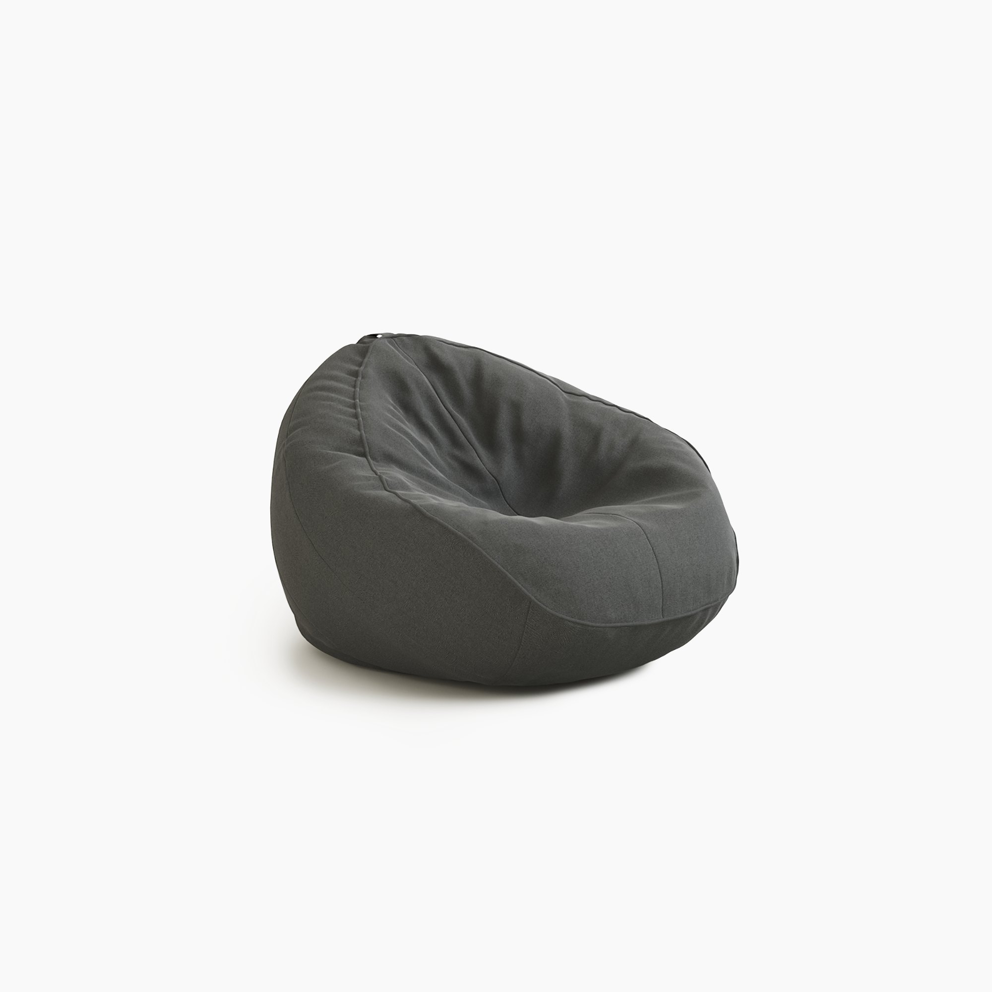 COAST Marine Bean Large beanbag in Charcoal Tweed