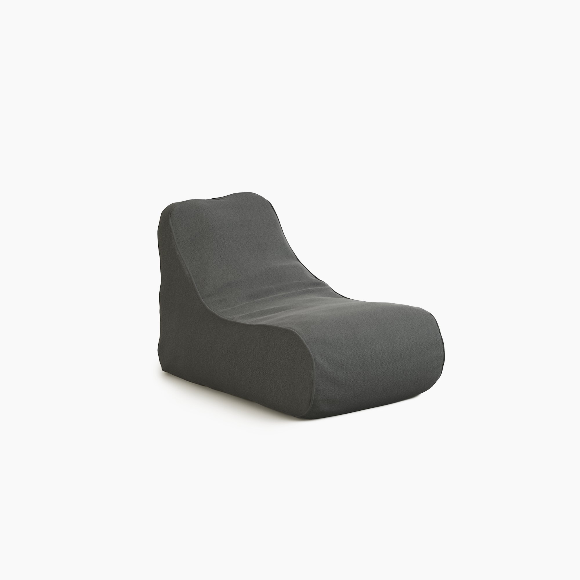 COAST Marine Bean Nautilus beanbag in Charcoal Tweed