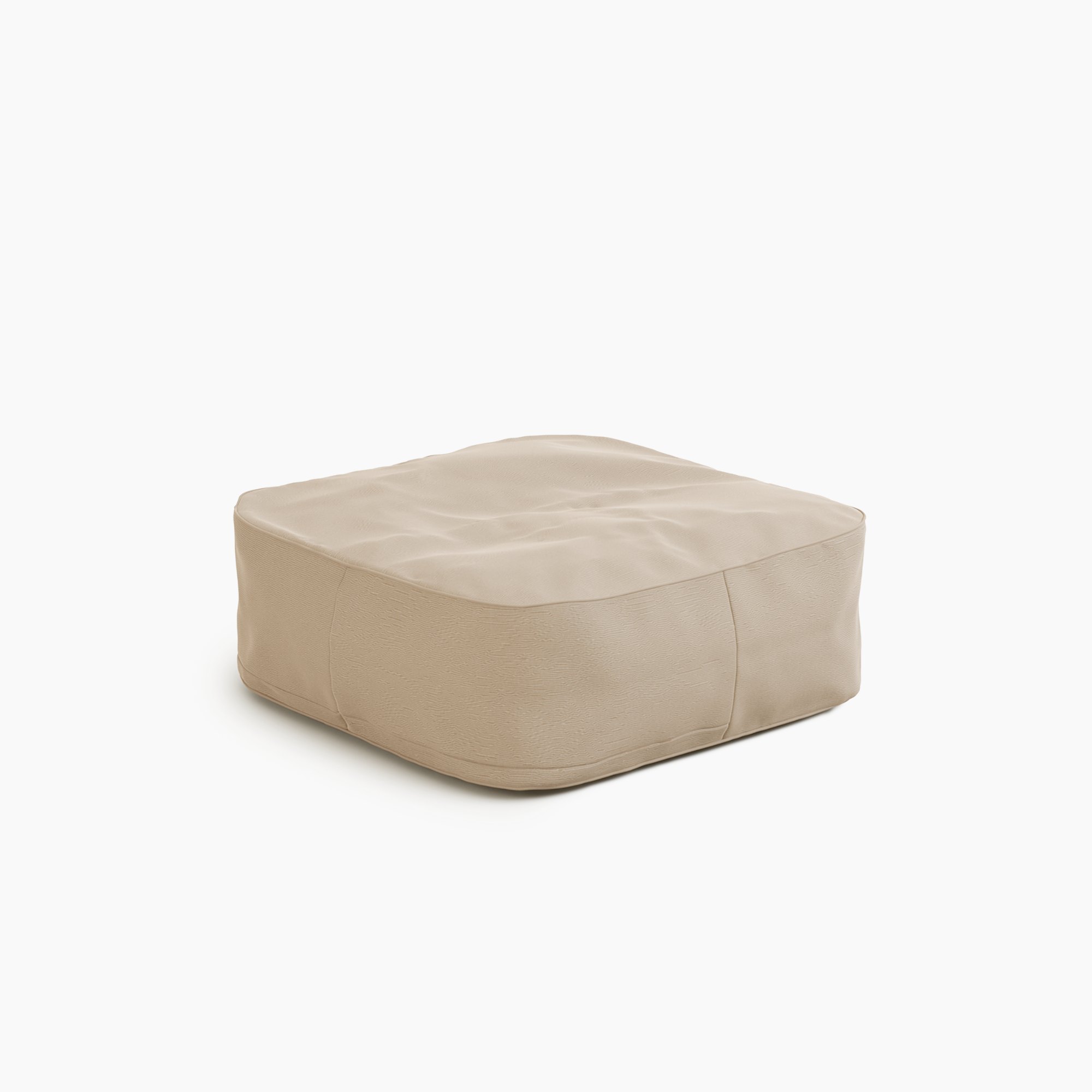 COAST Marine Bean Ottoman beanbag in Tresco Linen