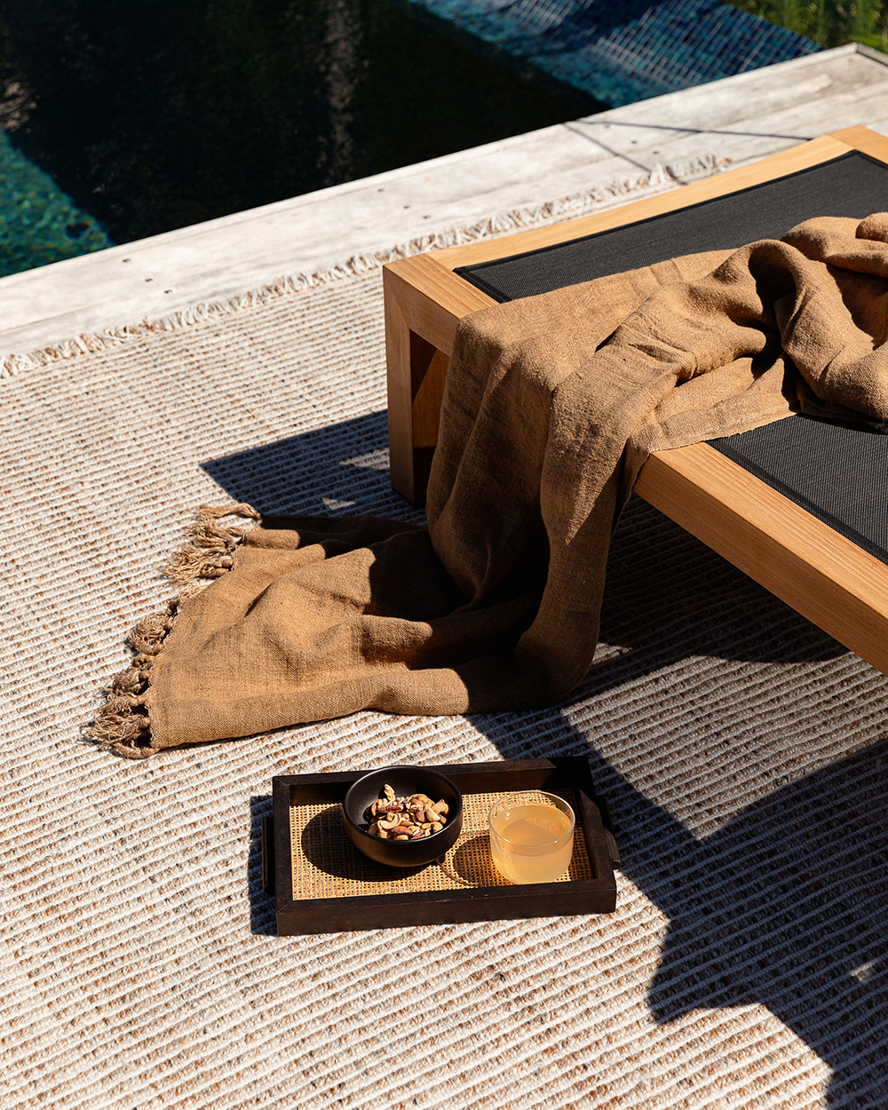 Rhodes Floor Rug, Teak